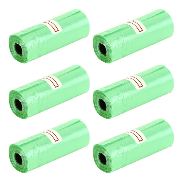 Bolsas Para Excrementos De Perros, 6 Rollos, A Prueba De Fugas, Gruesas Y Fuertes