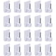 thumbnail image 1 of Ganchos adhesivos universales blancos para barras de cortinas y marcos de ventanas, 1 of 6