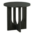 thumbnail image 5 of Furniture of America Carmel Modern Solid Wood 3-Piece Round Coffee Table Set, Gray, 5 of 10