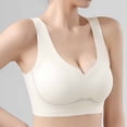 thumbnail image 3 of qelini Wireless Bras for Women Plus Size Seamless Full Coverage T-Shirt Bra with Soft Support & Back Smoothing for Everyday Wear, 3 of 4