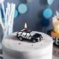 thumbnail image 3 of Squad Car Police Car Vehicle Birthday Candle Cake Topper for Birthday Party Baby Shower (Vegetable Wax), 3 of 8