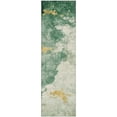 thumbnail image 2 of Addison Rugs Mayfield Premium Machine Washable Transitional Abstract Emerald Runner Rug, 2'3" x 7'6", 2 of 6