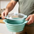 thumbnail image 3 of SIfdSeng My Items Cuiseur Vapeur En Silicone Pour Des Repas Sains Casserole À Soupe Pliable Pour Friteuse À Air Ne Passe Pas Vaisselle Gadget De Cuisine Pour La Maison, 3 of 7