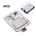 thumbnail image 2 of Miumaeov 4pcs Stainless Paddle Door Lock Latch Handle Camper RV Truck Tool Box Latch with 2 Keys, 2 of 13