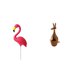 thumbnail image 1 of Escultura De Flamenco Para Jardín, Adorno De Figura Para Fiesta De Primavera, Decoración De Jardín, Accesorios De Hadas, Decoración De Escritorio, Estatua De Madera, 1 of 8