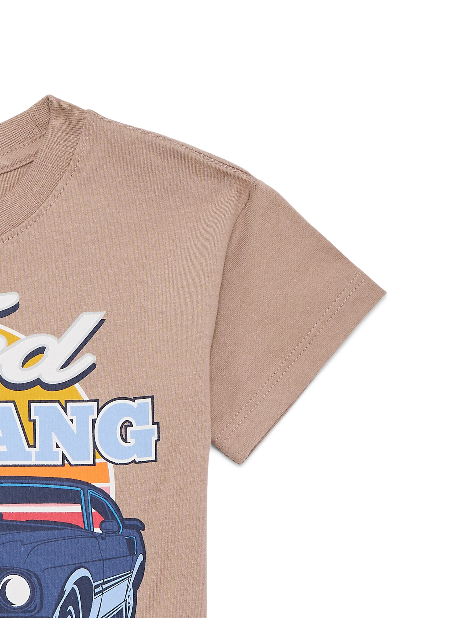 Ford Mustang Toddlers' Graphic Tee with Short Sleeves, Sizes 12M-5T