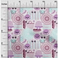 thumbnail image 2 of oneOone Cotton Jersey Purple Fabric Beach Craft Projects Decor Fabric Printed By The Yard 58 Inch Wide, 2 of 4