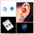 thumbnail image 6 of GKNET 1 Pairs Magnetic Ear Studs No Piercing Delicate Jewelry Cubic Zircon Fashion Mini Size-pink, 6 of 9