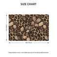thumbnail image 3 of Linen Placemat With 18×12in Double Stitching Is Effectively Insulated And Foldable For Family Hotel Picnic Trips Leopard Skin Print Style Firebrick_2 Four Pieces, 3 of 8