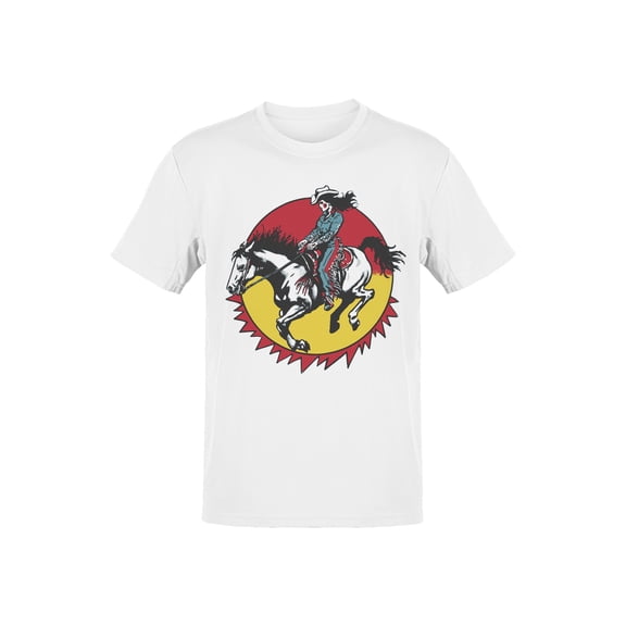 Wild West Rodeo Cowboy Men's T-shirt