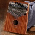 thumbnail image 4 of 17 Key Kalimba Thumb Piano ; Tuning Hammer, Finger Covers, Key Stickers & More Included; Christmas Gift, 4 of 5
