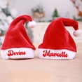 thumbnail image 2 of Gorros de Papá Noel personalizados para niños Gorros de Papá Noel personalizados para adultos Decoraciones navideñas 2024 Regalos de gorros navideños familiares Suministros para fiestas, 2 of 5