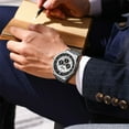 thumbnail image 4 of Curren Men's Luxury Watches Fashion Sporty Wristwatches Male Chronograph Quartz Stainless Steel Clock With Luminous Hands - Quartz Wristwatches, 4 of 6