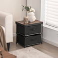 thumbnail image 5 of 2-Drawer Nightstand with Removable Fabric Bins and Pull Handles, 5 of 5