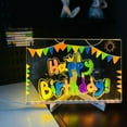 thumbnail image 4 of LED Note Board with Colors, Lighted Acrylic Dry Erase Board, Acrylic Message Board, Illuminated Acrylic Note Board with Colors Notepad with Adjustable Stand and 7 Pens, 4 of 9