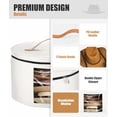 thumbnail image 3 of Foldable Hat Storage Box, White, 1 Count, 3 of 6
