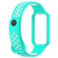 thumbnail image 3 of Correa suave del silicón de la prenda impermeable del color del doble de la pulsera-banda de Smartwatch para la banda 7, 3 of 5