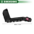thumbnail image 4 of Soporte de parachoques delantero derecho para el lado del conductor de Unique Bargains para Toyota Corolla 2017-2019 No.5211502350 Negro, 4 of 7