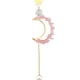 thumbnail image 3 of Crystal Windchime Dream Catchers Moon Flower Chandelier Decoración para el hogar (rosa) Ehuebsd Libre de BPA, 3 of 9