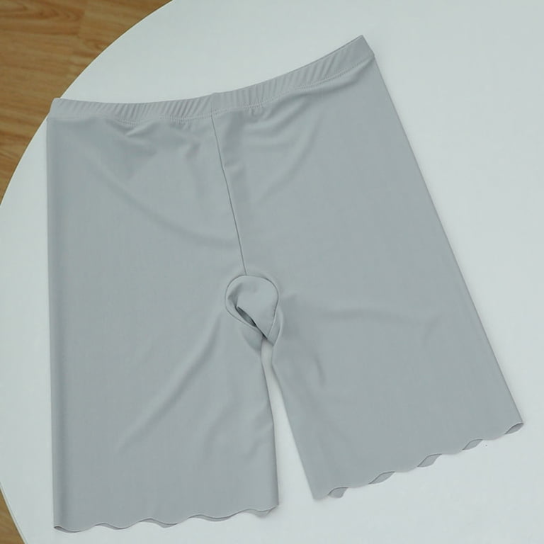 no show shorts for under dresses BFHHYA Apexfwdt Women's Seamless Slip Shapewear Shorts, No Show Look Under Dresses, Anti Chafing Shorts Boyshorts L-4xl, Size: 2XL