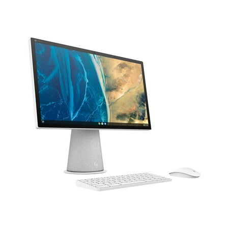 HP - Chromebase 21.5" Touch-Screen All-In-One - Intel Pentium Gold - 4GB Memory - 64GB eMMC - Snowflake White
