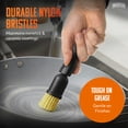 thumbnail image 3 of Brushtech Advanced Nonstick Pan Cleaning Brush – Scratch-Safe Heavy Duty Kitchen Scrubber for Cookware, Pots & Skillets, Designed for Residue & Grease Removal, Durable Nylon Bristles, 3 of 7