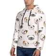 thumbnail image 3 of Wukai Bulldog Face Print Men Hoodies Fleece Sweatshirts Long Sleeve Sweaters Pullover Fall Outfits Winter Clothes-Medium, 3 of 7