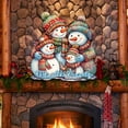 thumbnail image 6 of Snowman's Family Holiday Door Decor by G. Debrekht - Christmas Decor - 8611057H, 6 of 11