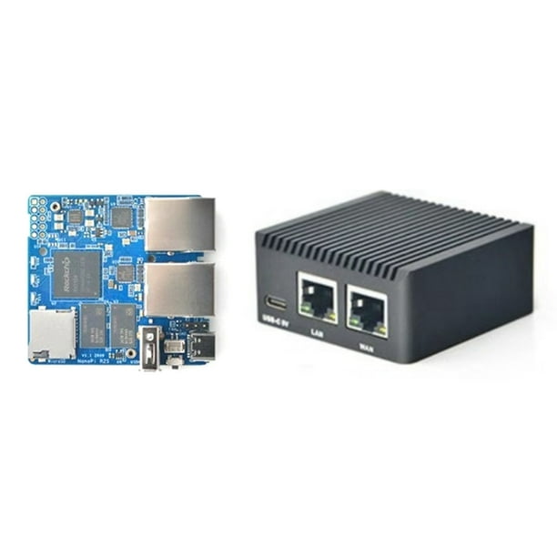 cijfer een beetje Nat NanoPi R2S Router RK3328 1GB DDR4 RAM with CNC Metal Case Mini Router Gigabit Port OpenWrt System - Walmart.com cijfer een beetje Nat NanoPi R2S Router RK3328 1GB DDR4 RAM with CNC Metal Case Mini Router Gigabit Port OpenWrt System - Walmart.com