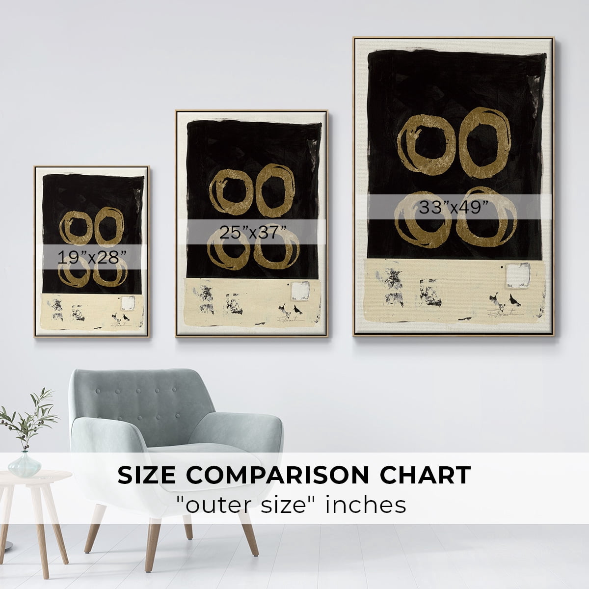 Standing Strong II Framed Premium Gallery Wrapped Canvas - Ready to Hang - 27 x 41 - Natural Wood Floating Frame