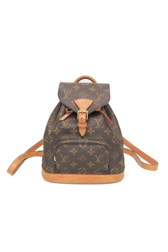 Pre-Owned Louis Vuitton Monogram Mini Monsuri M51137 Women's Backpack Brown