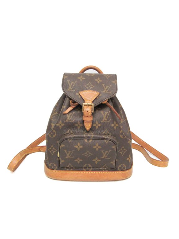 Pre-Owned Louis Vuitton Monogram Mini Monsuri M51137 Women's Backpack Brown
