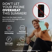 PHOOZY Thermal Phone Case - Apollo II Series (LARGE - SEAFOAM)