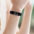 thumbnail image 5 of Reloj electrónico con pulsera LED personalizada, resistente al agua, para ocio, reloj electrónico de silicona que combina con todo (negro) (1 unidad) ER, 5 of 5