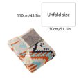 thumbnail image 3 of Bohemian Knit Blanket 150x200cm Bed Sofa Cover Office Nap Throw Lightweight Breathable All Season Decorative Afghan, 3 of 8