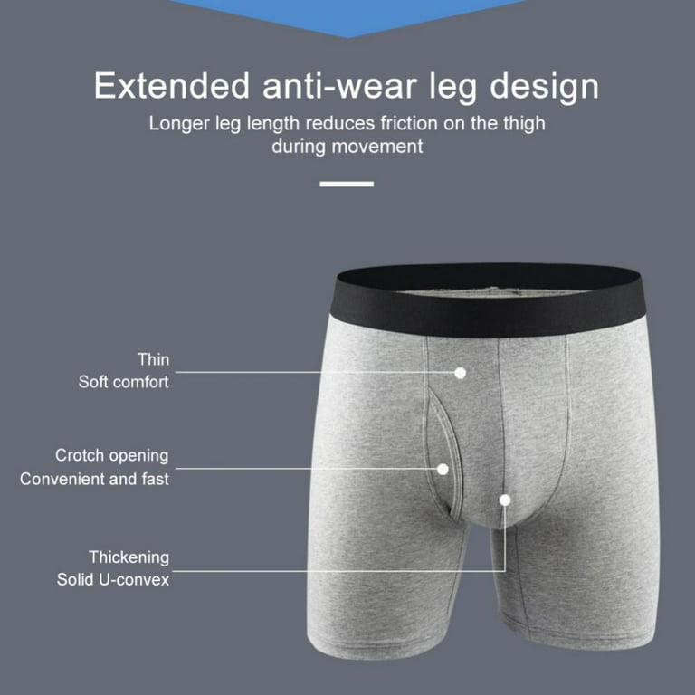 Buy Underwear Mens Boxers Breathable U Convex Crotch Boxers