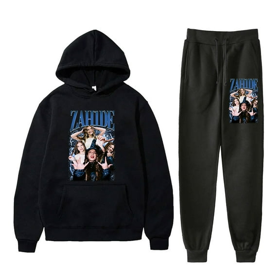 Zahide Rapper Vintage 90's Merch Hoodies Jogger Pants Cosplay Unisex Streetwear Sweatshirts