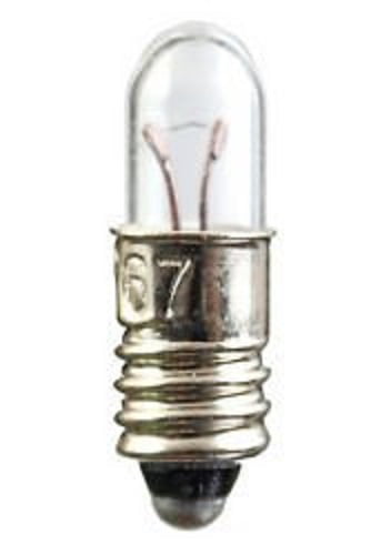 T-1.75 shape 12 V CEC Industries #7371 Bulbs G3.17 Base 0.48 W Box of 10 