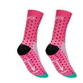 thumbnail image 1 of DH SPORTS High Quality Professional Brand Sport Socks Breathable Bicycle Socks Outdoor Sports Racing Cycling Sock Pink, 1 of 3