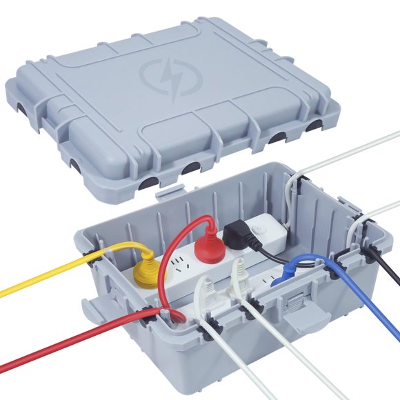 Caja eléctrica exterior OUTDSPLY impermeable IP54 30x23x13 cm
