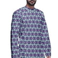 thumbnail image 3 of Atasi Designer Printed Summer Wear Long Kurta With White Pajama Set For Men, 3 of 3