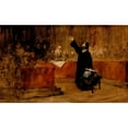 thumbnail image 2 of William Merritt Chase 14x11 Gold Ornate Wood Frame and Double Matted Museum Art Print Titled - Christopher Columbus Before the Council of Salamanca (circa 1876), 2 of 4