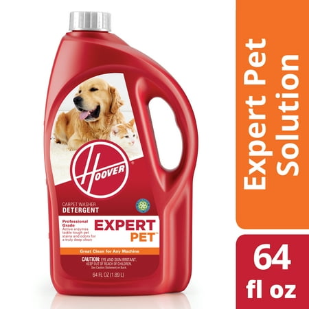 Hoover Expert Pet Carpet Washer Detergent Solution 64 oz,