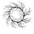 thumbnail image 2 of Gaecuw Artificial Black Branch Rose, Black Decoration Halloween Wreath For Front Door Artificial Halloween Front Door Wreath For Indoor Outdoor Home Party Wreath, Holiday Farmhouse Home Decoration, 2 of 6