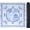 Light Blue, variant on Purple and Green Mahjong Mat (31.5” x 31.5”) with Black Carrying Bag, Anti-Slip, Noise-Reducing Table Cover for Mahjong, Poker, Board Games, Dominoes, and Card Games