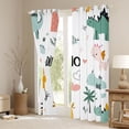 thumbnail image 3 of Castle Fairy Kawaii Dino Black Out Curtains,Dinosaur Curtains Pack of 2 (42x63 Each), 3 of 6