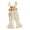 Beige, variant on Krdevn Girls Romper Jumpsuit Floral Print Knit Short Sleeve Baby Toddler Play Outfit Casual Summer Wear,3-4 Years