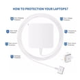 thumbnail image 3 of Cargador Compatible Con Macbook Air 60w 2 Modelo Blanco, 3 of 4