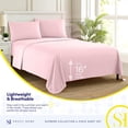 thumbnail image 3 of Juego de sábanas Sweet Home Collection 1800 Supreme Twin, color rosa pálido, 3 of 6