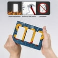 thumbnail image 4 of Stop Sign Switch Cover Decorative Wall Plate 3-Gang Standard Size, 4 of 5